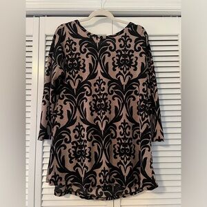 EUC Jodifl Women’s Damask Tunic Blouse